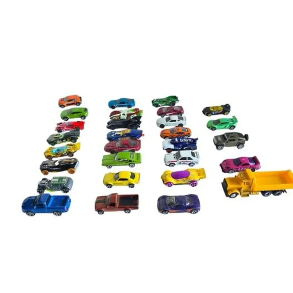 Lot of 26 Hot Wheels & Diecast Cars - Trucks, Cars, SUVs